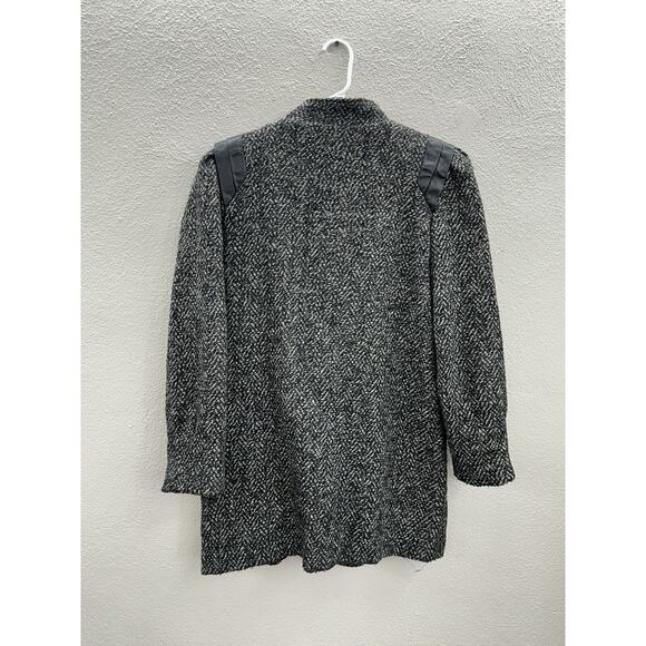 Unbranded Womens Peacoat Size Unknown Black Double-Breasted Button Up Lined VTG - Picture 7 of 11